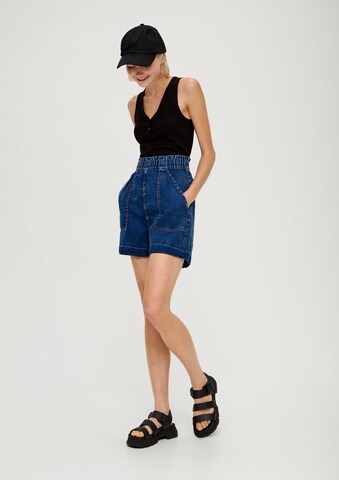 QS Loosefit Jeans in Blau