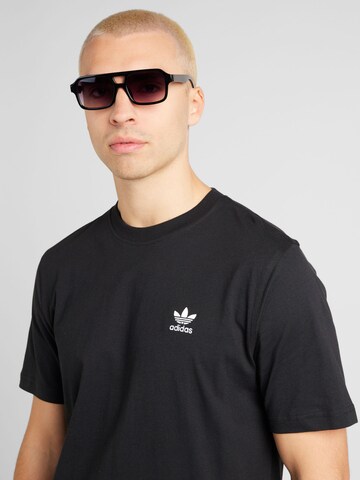 Tricou 'Trefoil Essentials' de la ADIDAS ORIGINALS pe negru