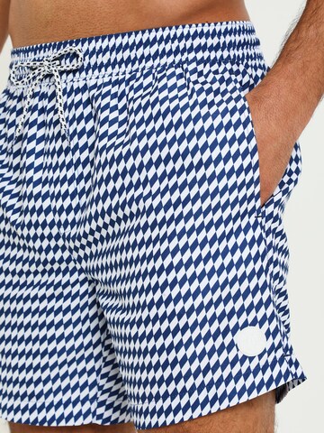 Threadbare Swim Trunks 'Denby' in Blue