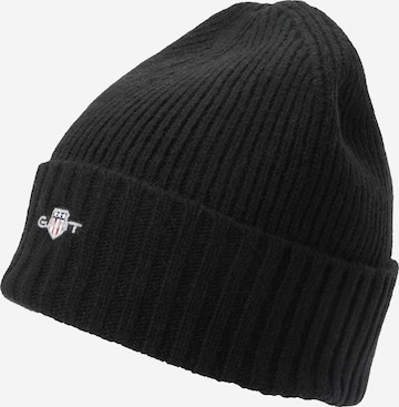 Căciulă de la GANT pe negru: față