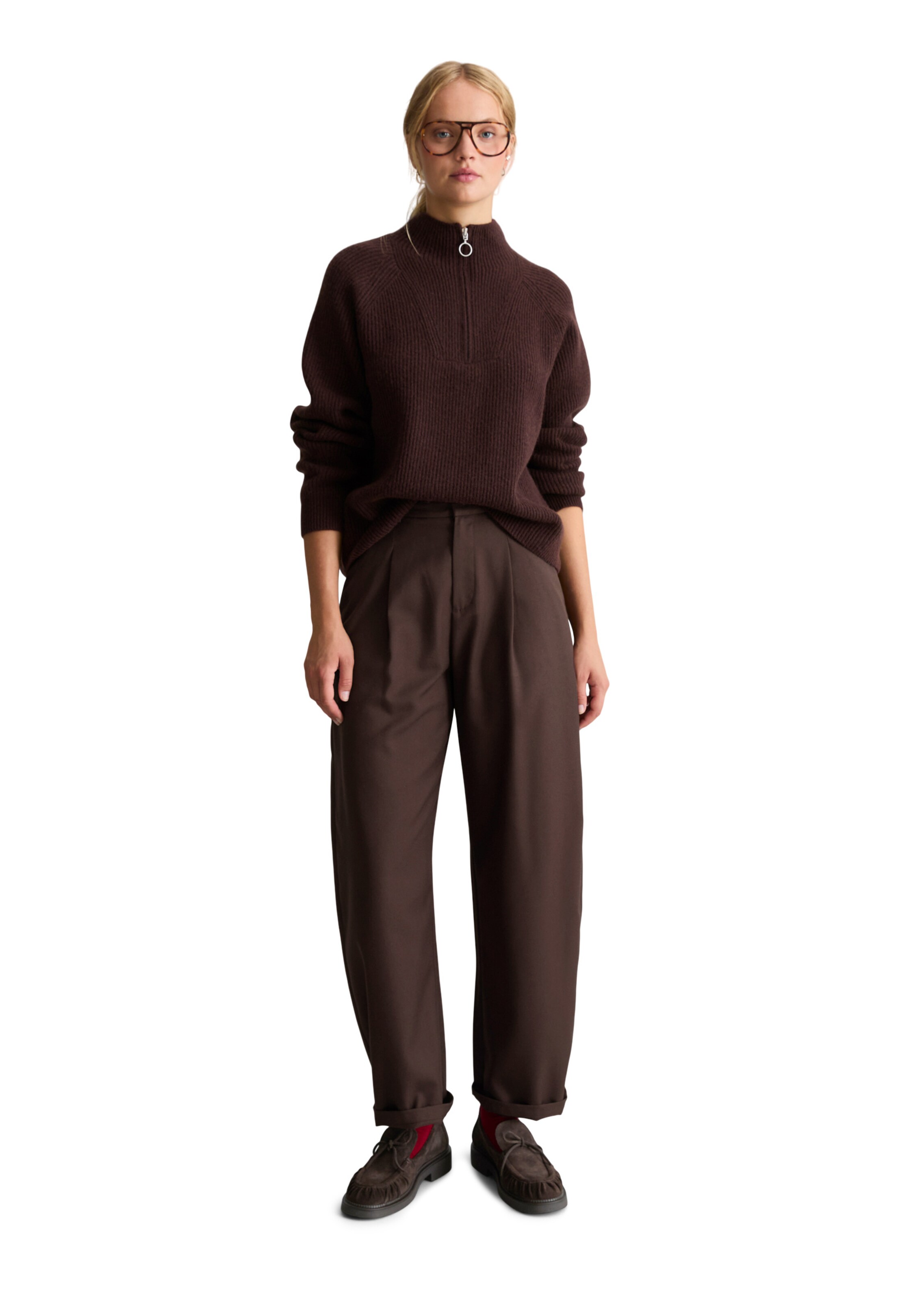 Marc O'Polo DENIM Pullover in Braun
