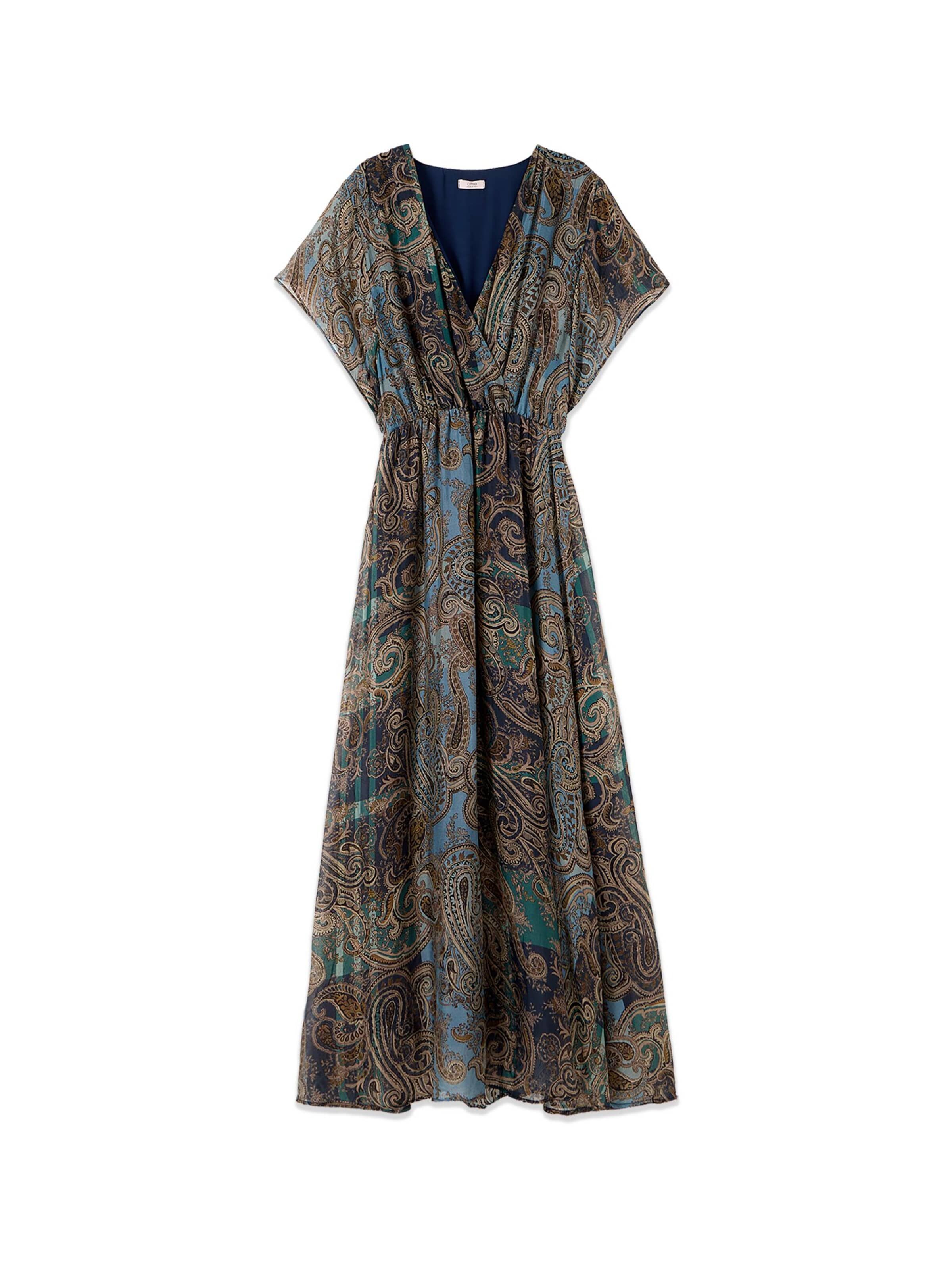 Robe oltre en bleu : devant