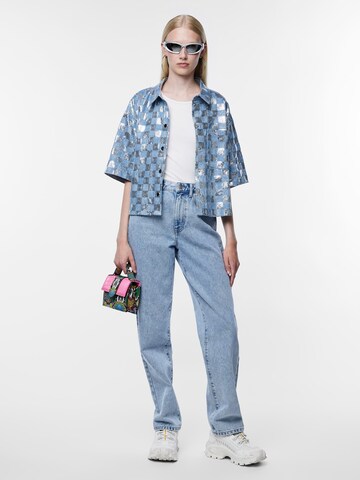 PIECES Bluse 'NELLIE' in Blau