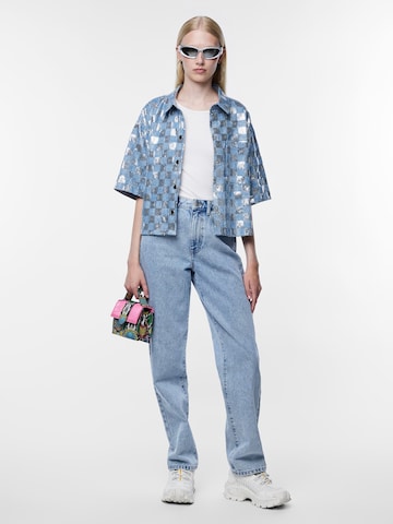 PIECES Bluse 'NELLIE' in Blau