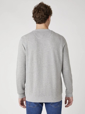 Felpa 'Graphic Crew Mid Grey Mel W6E2HAX37 112130726' di WRANGLER in grigio