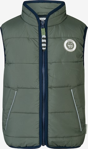 Racoon Outdoor Vest 'Cleveland' in Green: front