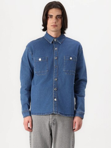 Regular fit Camicia ' DPLoose ' di Denim Project in blu: frontale