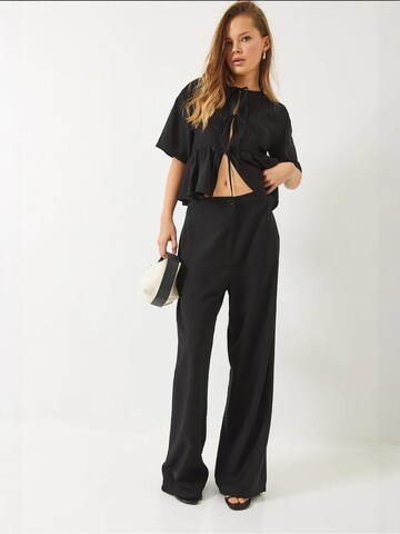 Bianco Lucci - Calças de fato em preto