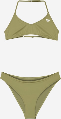 ROXY Swimsuit 'Solid Active' in Green: front