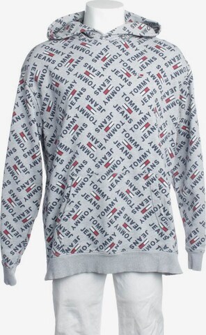 Tommy Jeans Sweatshirt & Zip-Up Hoodie in L in Grey: front