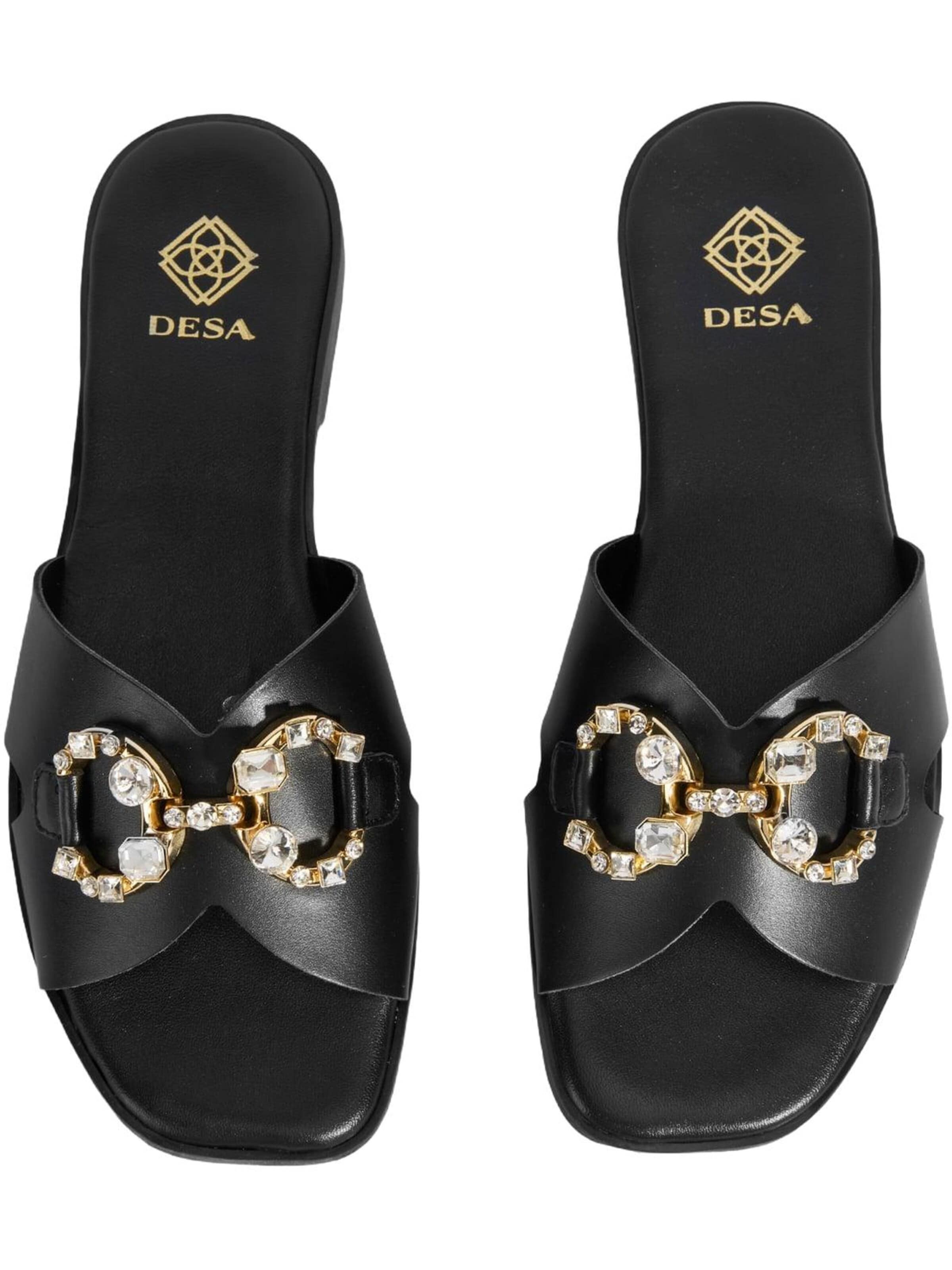 Desa Mule 'Hausschuhe' in Black