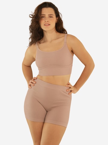 SugarShape Skinny Παντελόνι 'Freeda' σε μπεζ