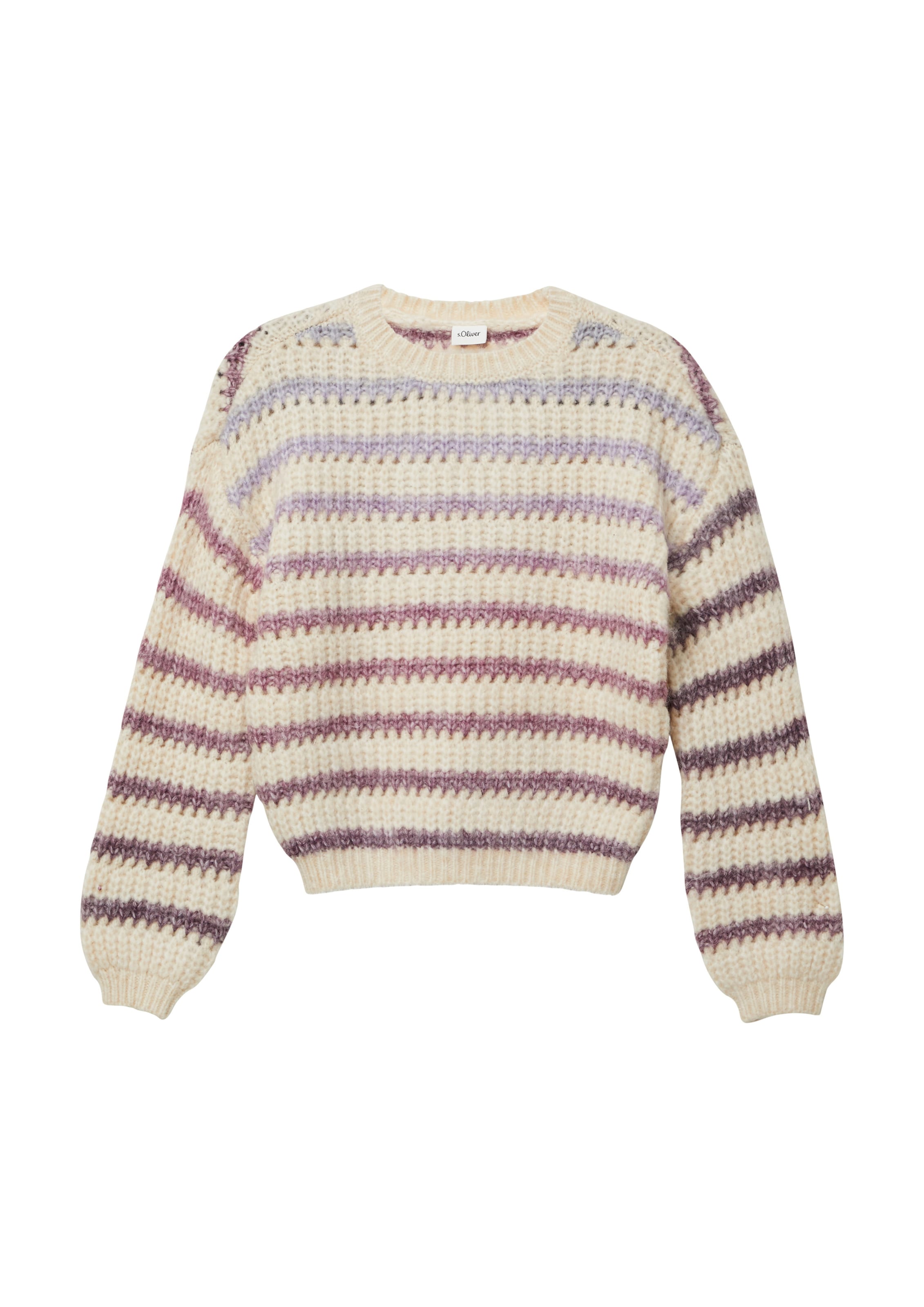 s.Oliver Pullover in Beige: Vorderseite