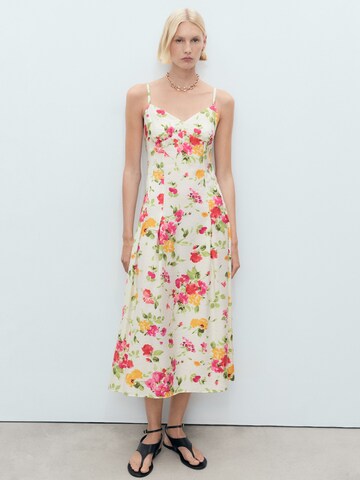 MANGO Dress 'BOUQUET' in Beige: front