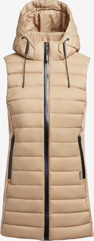 Gilet 'CEBCA' di khujo in beige: frontale