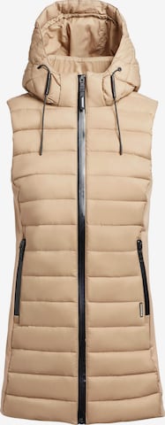 khujo Vest 'CEBCA' i beige: forside