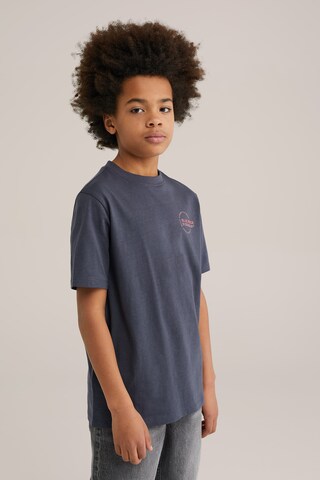 Tricou de la WE Fashion pe gri: față