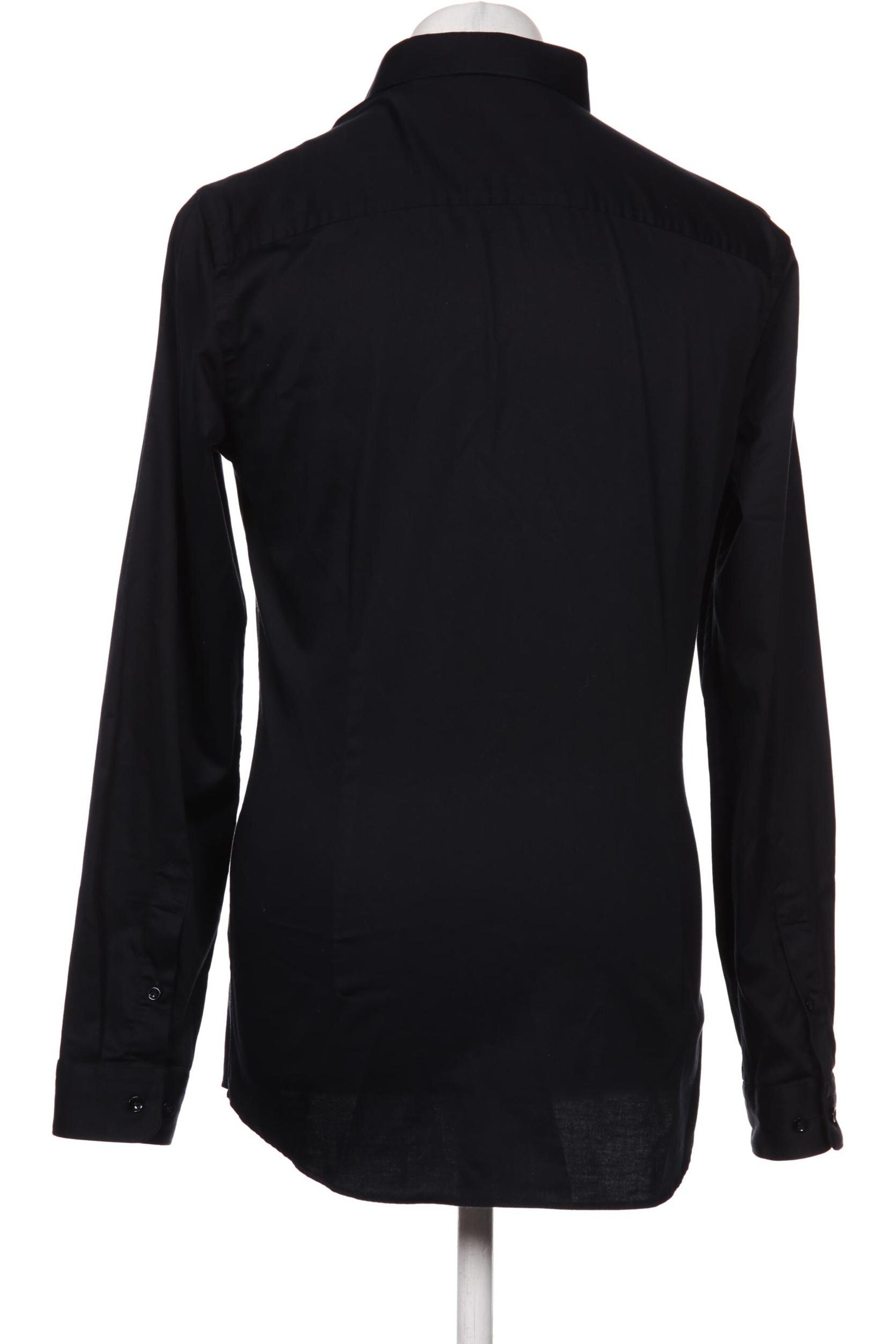 JACK & JONES Button Up Shirt in M in Black