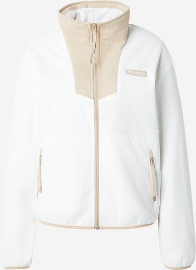 COLUMBIA Tehnička flis jakna 'Sequoia Grove™' u sivkasto bež / bijela, Pregled proizvoda