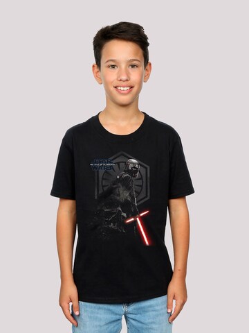 F4NT4STIC Shirt 'The Rise Of Skywalker Kylo Ren' in Zwart: voorkant