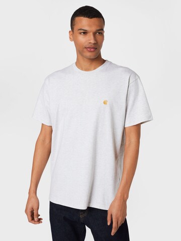 Carhartt WIP - Camiseta 'Chase' en gris: frente