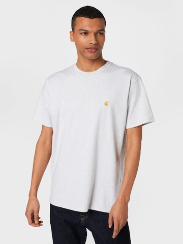 Carhartt WIP T-Shirt 'Chase' in Grau: predná strana