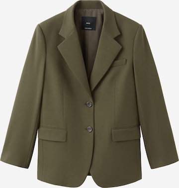 MANGO Blazer 'Paris' in Green: front