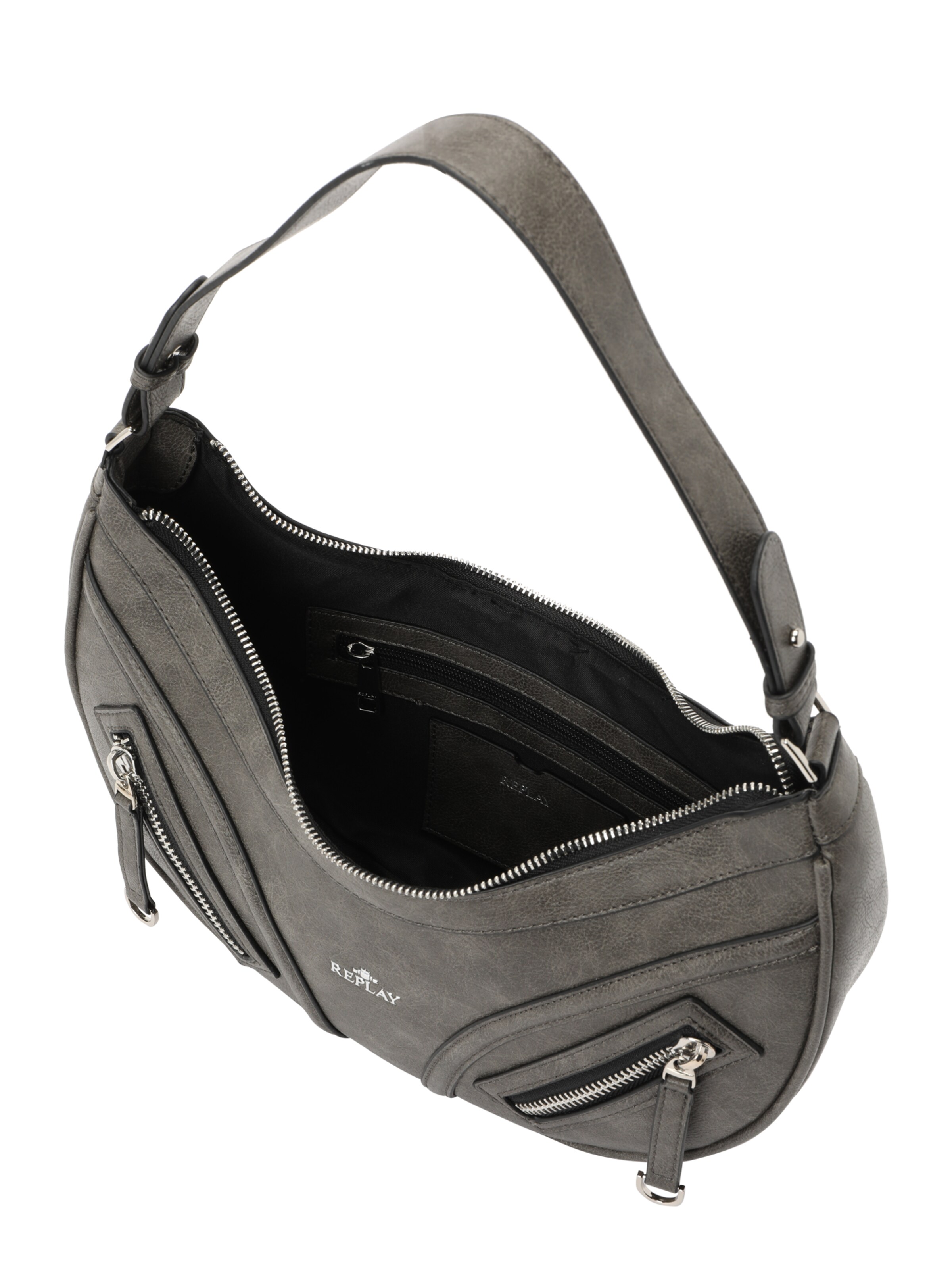 REPLAY Schultertasche in Grau