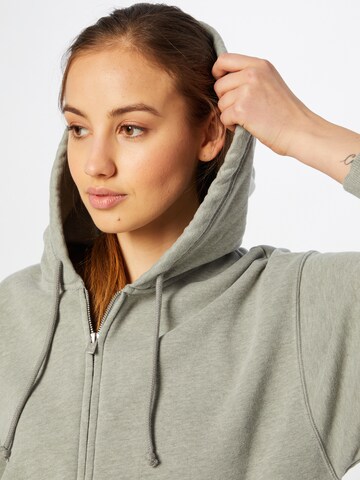 HOLLISTER - Sudadera con cremallera en gris