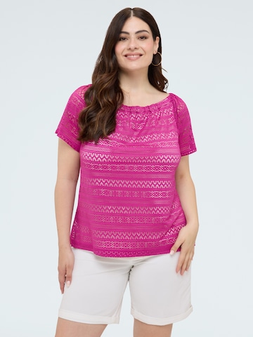 T-shirt Fiorella Rubino en rose