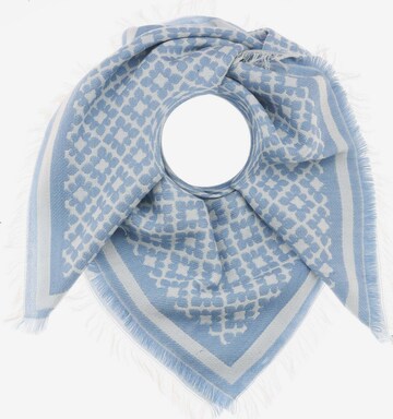 Foulard Zwillingsherz en bleu : devant