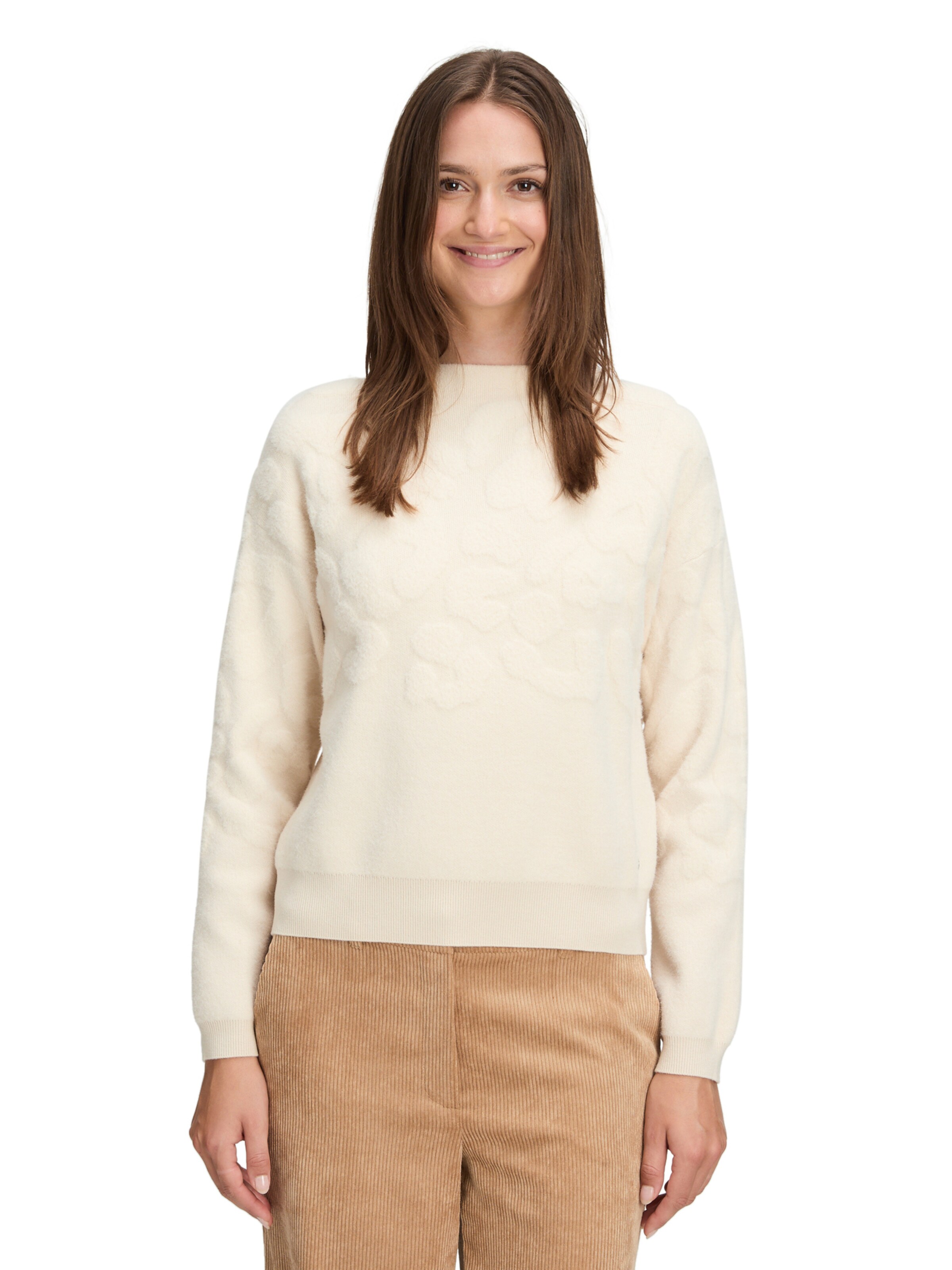 Betty & Co Sweater in Beige: front