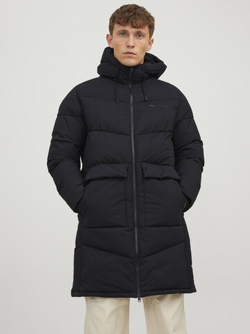 Manteau mi-saison 'Vesterbro' JACK & JONES en noir : devant