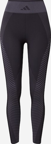 ADIDAS PERFORMANCE Skinny Spodnie sportowe w kolorze czarny: przód