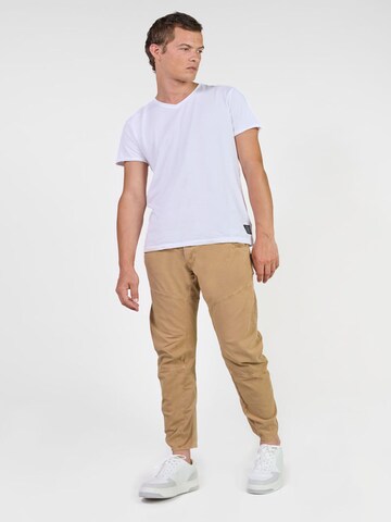 Effilé Pantalon 'Albe' Le Temps Des Cerises en beige
