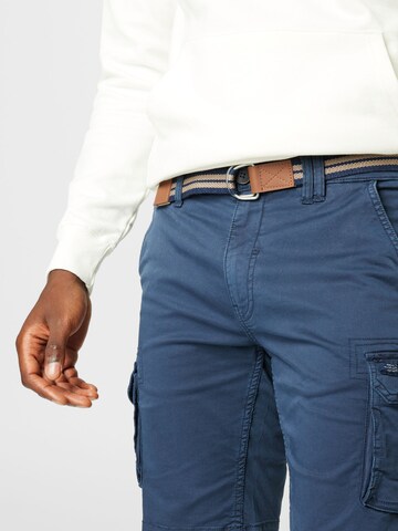 BLEND - regular Pantalón cargo en azul