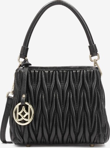 Kazar Handbag in Black: front