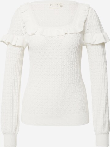 Atelier Rêve Sweater 'IRFANTINO' in White: front