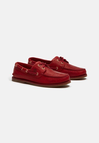 TIMBERLAND Mokasíny '6B58' – červená