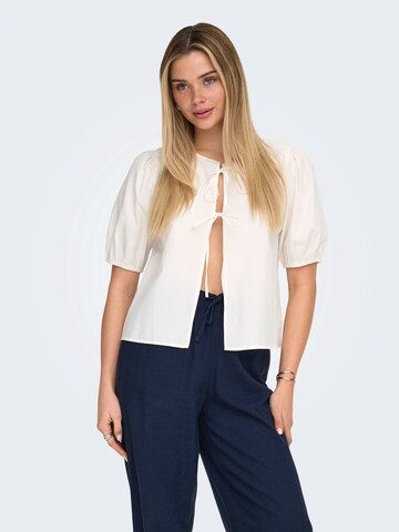 ONLY - Blusa 'ONLJENNA' en blanco: frente
