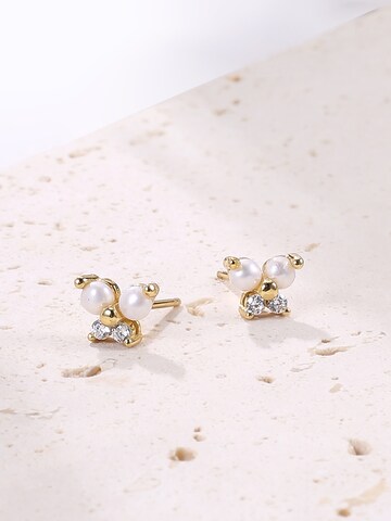 Hey Happiness Ohrringe 'Pearl Wings' in Gold