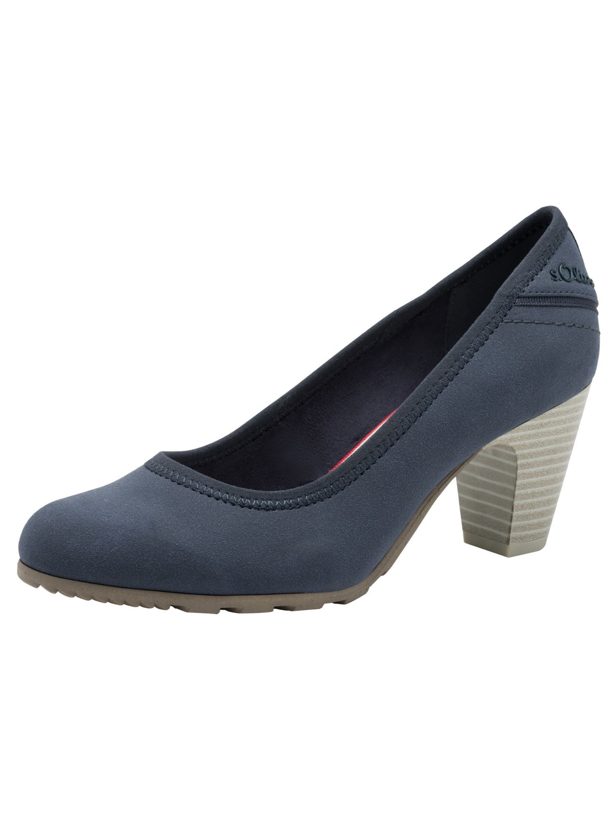 s.Oliver Pumps in Blau: Vorderseite