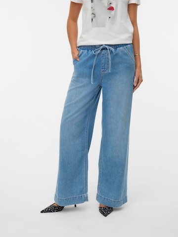 Wide leg Jeans 'VMAllison' di VERO MODA in blu: frontale