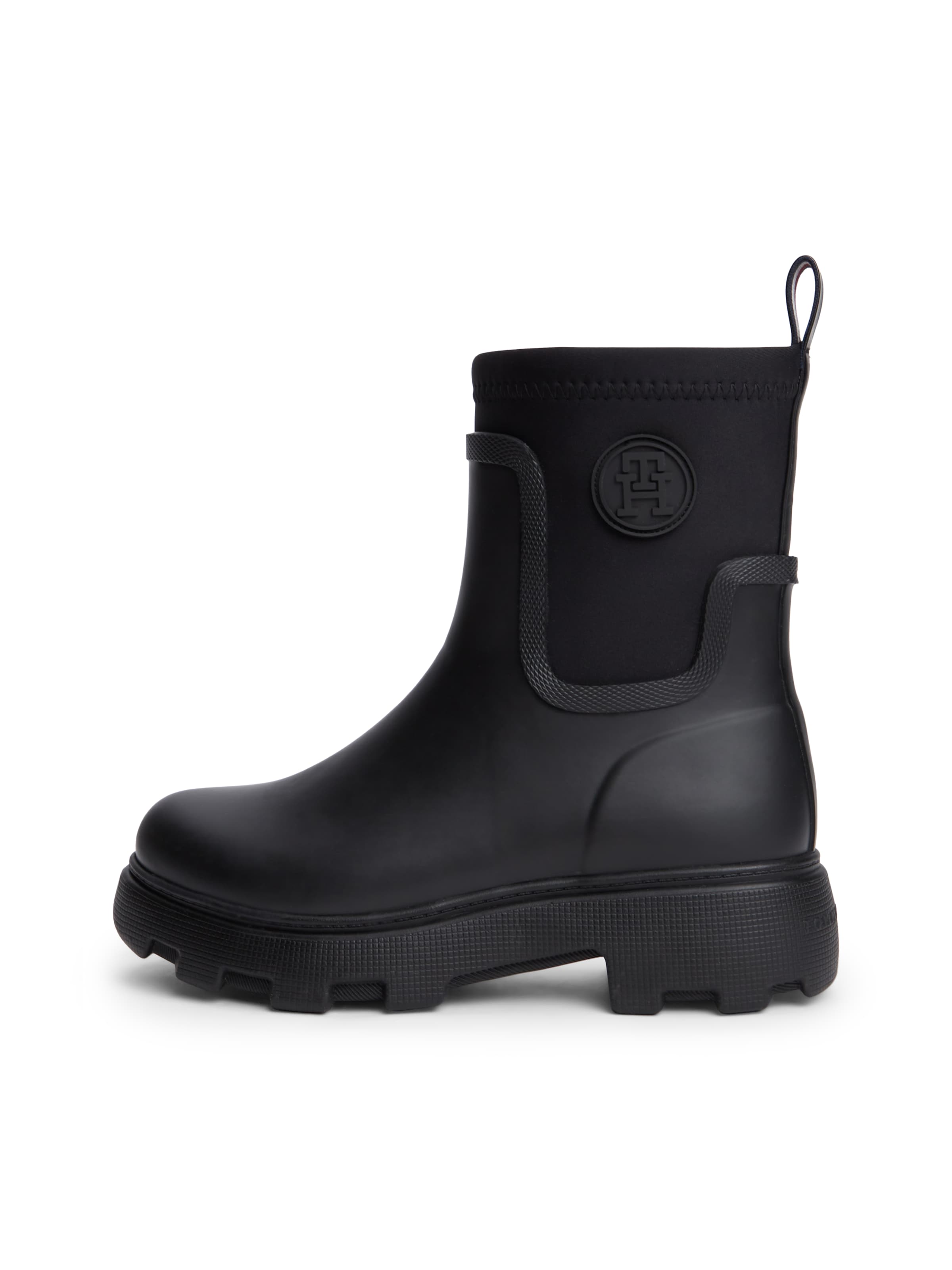 Botine pe 36 TOMMY HILFIGER pe negru, Vizualizare produs