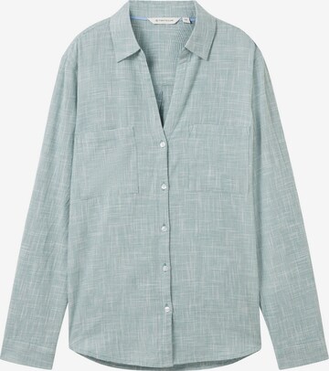 TOM TAILOR Blouse in Groen: voorkant