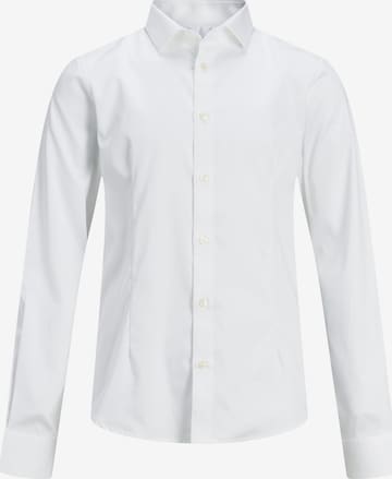 Coupe regular Chemise 'Parma' Jack & Jones Junior en blanc : devant