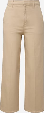 s.Oliver BLACK LABEL Wide leg Jeans 'Suri' in Beige: voorkant