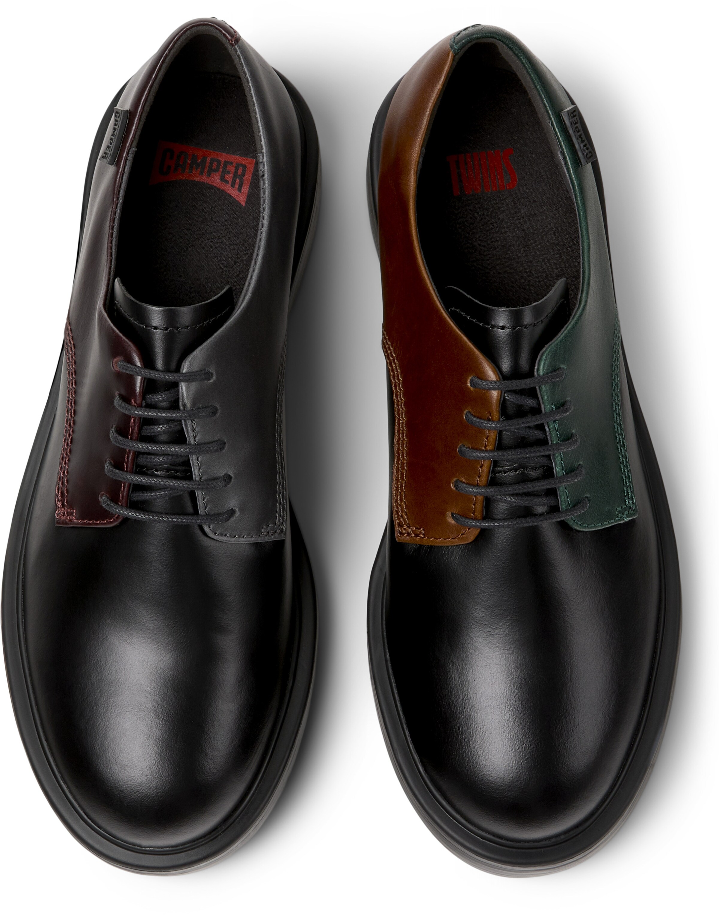 Chaussure à lacets 'Dean' CAMPER en noir