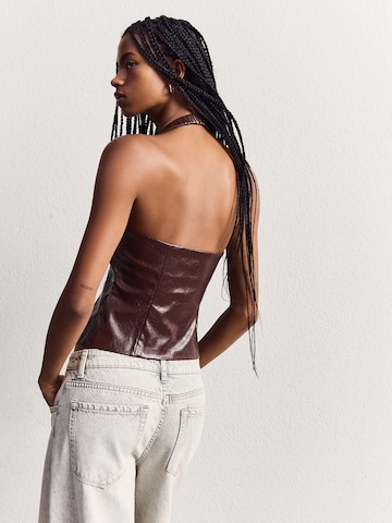 Chemisier Bershka en violet