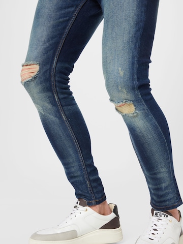 BRAVE SOUL Slimfit Jeans 'Oliver' in Blauw